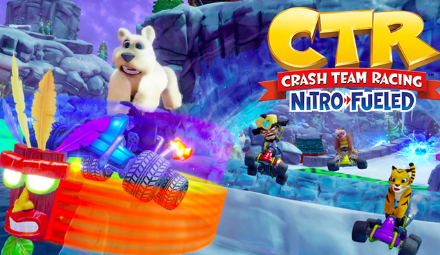 Crash Team Racing Nitro-Fueled: tráiler nos muestra a Ripper Roo y Polar en acción [VIDEO]