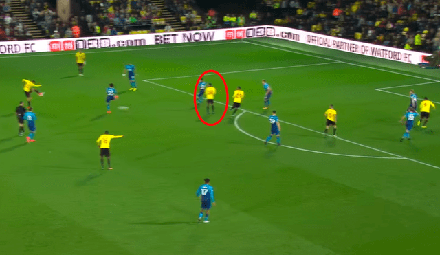 André Carrillo fue clave en el gol del triunfo del Watford sobre el Arsenal [VIDEO]