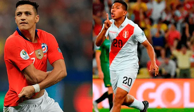 Alexis Sánchez lidera a la Roja, mientras que Edison Flores enfrentará a los chilenos por primera vez en Copa América. Créditos: Composición