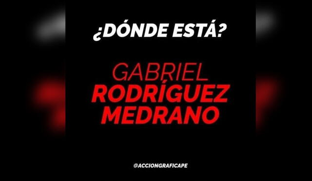 ¿Dónde está Gabriel Rodríguez Medrano?