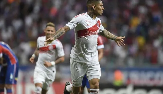 El delantero de la selección peruana llegó a los 47 goles en el Brasileirao. Foto: Twitter.