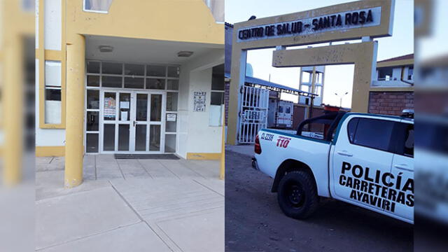 Policías encontraron el Centro de Salud de Santa Rosa cerrado