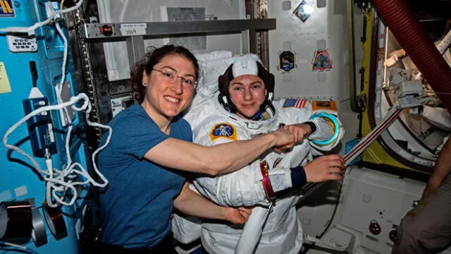 Jessica Meir y Christina Koch salen al espacio abierto para completar nueva misión [EN VIVO]