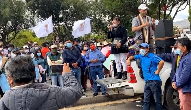 Piden el cierre del Congreso. Foto: captura/Cajamarca Reporteros