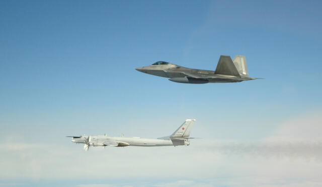 EE. UU. intercepta seis aviones bombarderos rusos que ingresaron a su territorio 