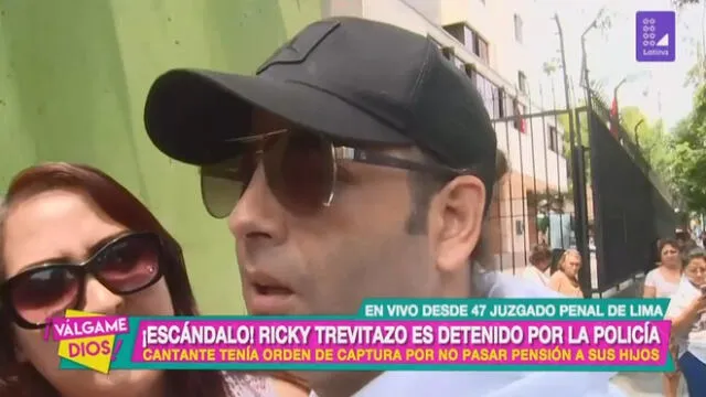 Ricky Trevitazo sale en libertad tras ser detenido por deuda de alimentos [VIDEO]