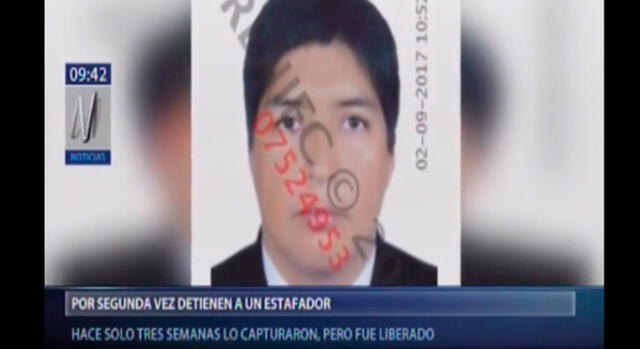 Surco: detienen nuevamente a estafador 'Mister Fianza' [VIDEO]