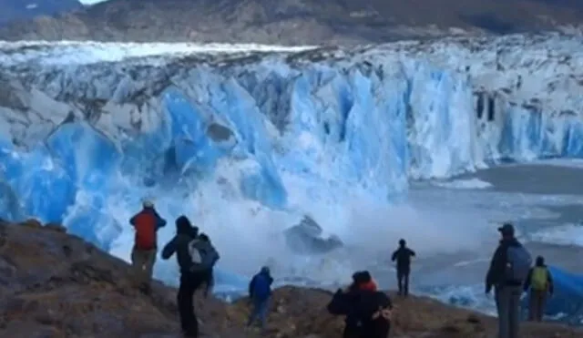 Facebook: turistas registran preocupante desglaciación en la Patagonia | VIDEO
