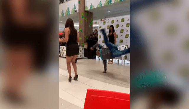 Facebook viral: peruano sorprende con pasos de ‘break dance’ durante competencia de reggaetón