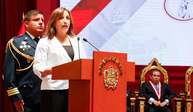 Dina Boluarte Foto: Presidencia