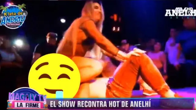 Anelhí Arias, ex porrista de Sport Boys, hace show erótico en discoteca