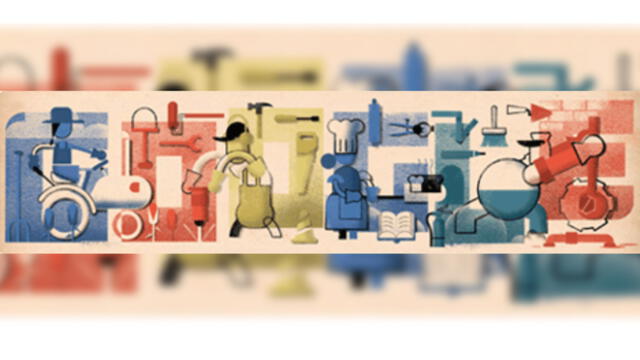 Google celebra el Día del Trabajo con un divertido doodle 