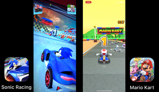 Mario Kart Tour vs Sonic Racing ¿Cuál es mejor?