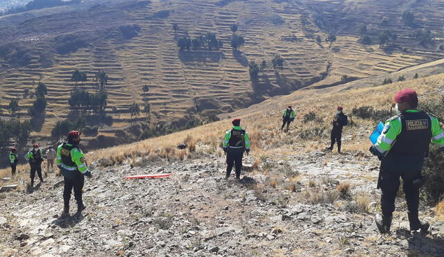 Cuerpo del veterinario estaba en una quebrada del cerro Huaje. Foto: Juan Carlos Cisneros