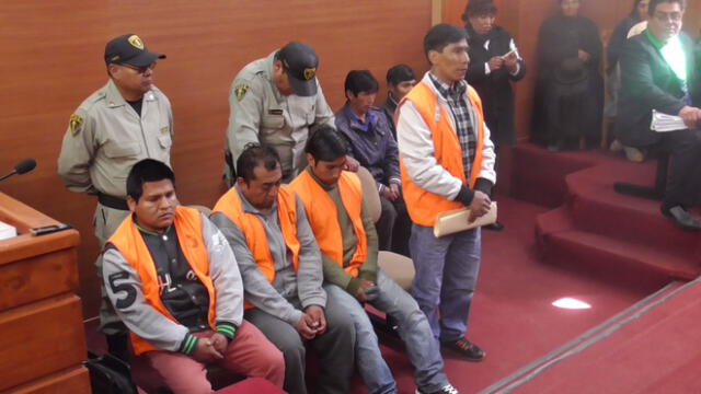 Puno: condenan a cadena perpetua a cuatro asesinos de mototaxistas