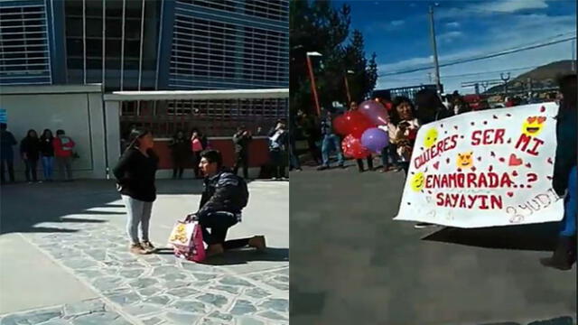 Facebook: Chica rechaza a joven que le pidió ser su enamorado en universidad de Puno [VIDEO]