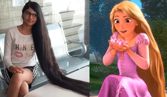 Facebook: 'Rapunzel' vive en la India y no creerás cuánto mide su cabello [VIDEO]