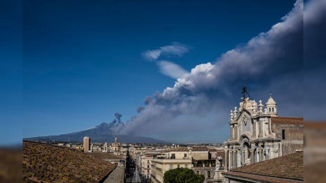 En el 2018 se registró la última gran actividad del volcán Etna. (Foto: Huffington Post)