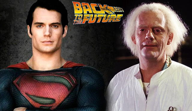Superman ayudó al doctor Brown en el futuro. Créditos: Volver al futuro/composición