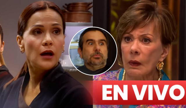 Francesca descubrirá las mentiras de Diego acerca de Charito en el capítulo 111 de "Al fondo hay sitio". Foto: composición LR/América TV