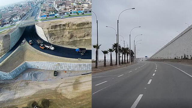 Costa Verde del Callao: primer tramo de la vía se inauguró el 4 de noviembre de 2022. Foto: composición LR/URPI-LR