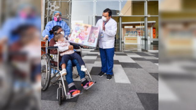 Su madre la esperó en el albergue del hospital durante toda la hospitalización de la pequeña. Foto: INSN