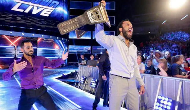 WWE: Jinder Mahal atacó sin piedad a Randy Orton y se llevó por la fuerza su título mundial
