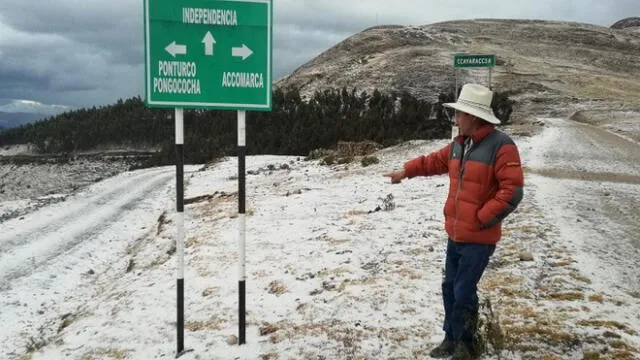Ayacucho: heladas causan pérdidas en población 