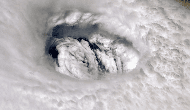 Ojo del huracán Dorian - Foto: Nasa.