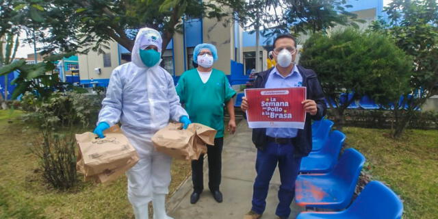 Asociación Peruana de Avicultura reconoció la labor de los médicos en su lucha contra el coronavirus.