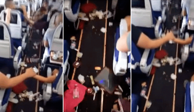 YouTube: Pánico y desesperación entre pasajeros de avión que atravesó turbulencia [VIDEO]