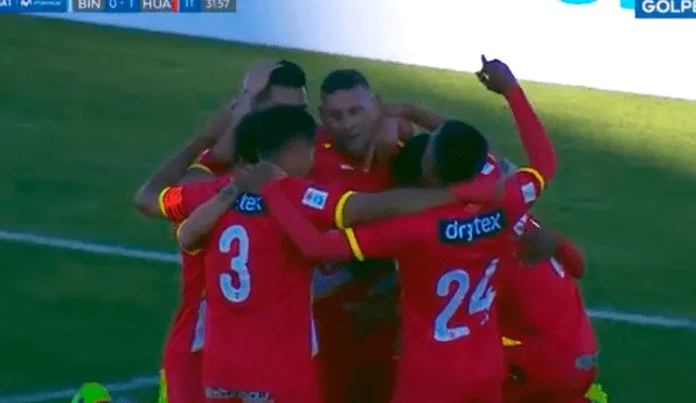 Binacional vs. Sport Huancayo: Neumann quedó solo y anotó el 1-0 en Juliaca [VIDEO]