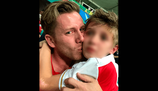 Copa América 2019: hijo y nieto de Ricardo Gareca lloraron con la clasificación a semifinales. Foto: Instagram