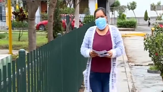 Madre de familia asegura que se quedó sin dinero tras ser víctima de ciberdelincuentes. (Foto: Captura de video / 24 Horas)