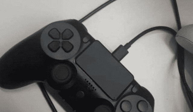 Prototipo del mando DualShock 5 de PlayStation 5.