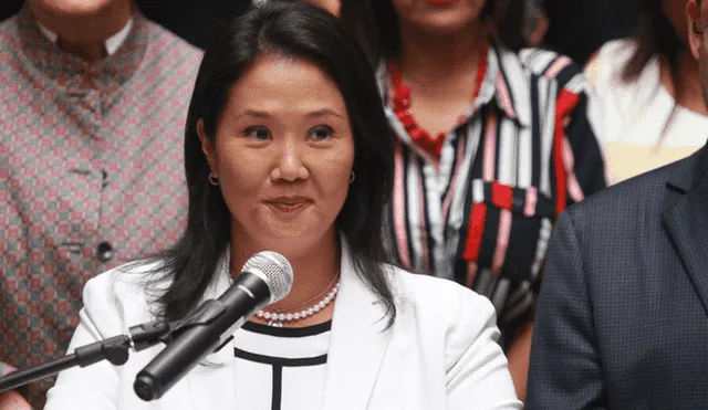 Keiko Fujimori envía mensaje sobre audiencia de apelación