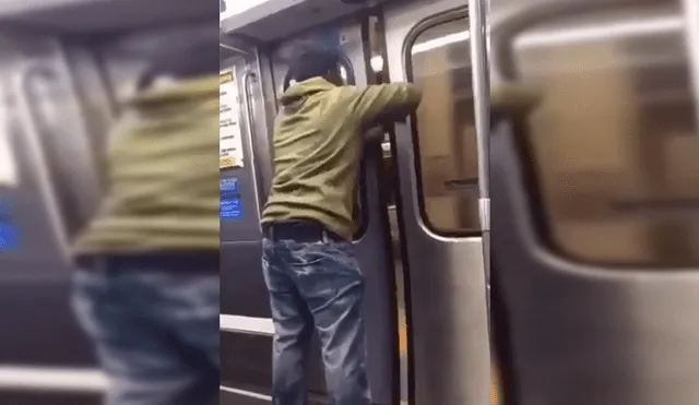 Facebook Viral: Sale del tren en pleno viaje y el resultado es el peor [VIDEO]