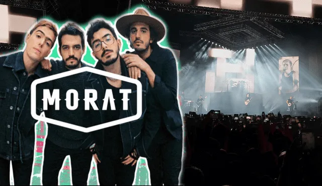 Morat se presentó en el Arena 1 de la Costa Verde, en San Miguel. Foto: composición LR/ difusión / Twitter