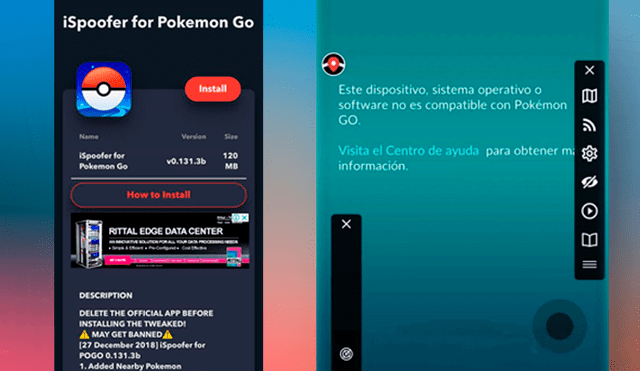 ¡Ya caíste Mc Fly! Niantic inicia ola de baneos masivos en Pokémon GO. Ispoofers, app de fake gps, fue eliminada tras 3 años.