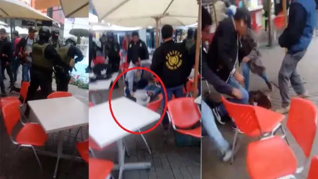 Plaza Norte: PNP capturó a delincuentes extranjeros mientras almorzaban [VIDEO]