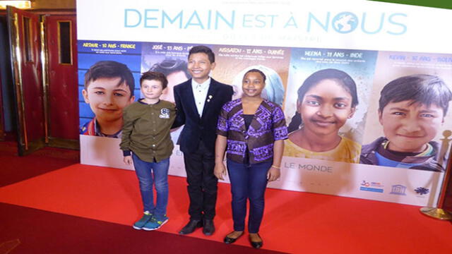 José Adolfo Quisocala estuvo presente en el estreno de su película