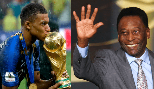 Kylian Mbappé respondió a los elogios de Pelé