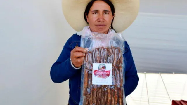 En Cajamarca producen cabanossi de cuy para combatir la anemia. Créditos: Andina.
