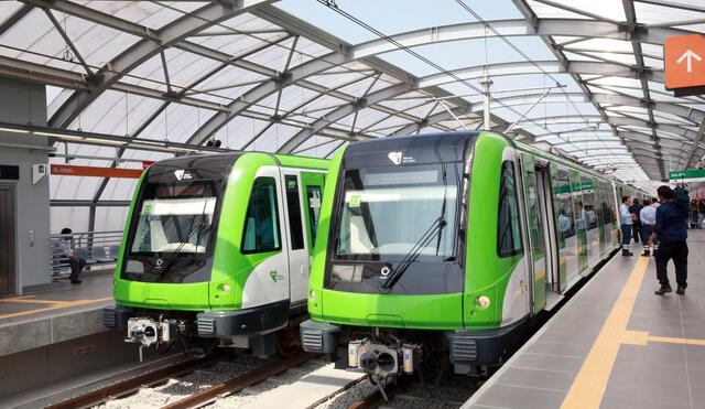 Metro de Lima tendrá 44 trenes desde octubre