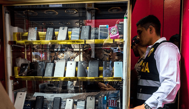 PNP: Más de 2 mil celulares incautados en lo que va del año