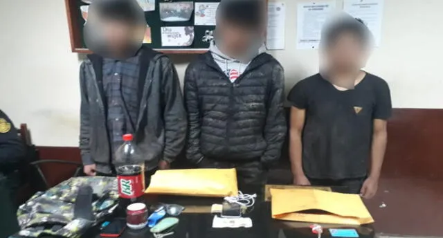 Capturan a tres menores acusados de robar en la ciudad de Cusco 