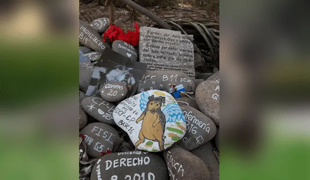 Facebook viral: decoran tumba de 'Perrovaca' con tiernos recuerdos hechos por alumnos de la UNMSM [FOTOS]