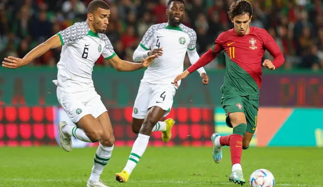 Portugal juega ante Nigeria su último choque de preparación para Qatar 2022. Foto: EFE