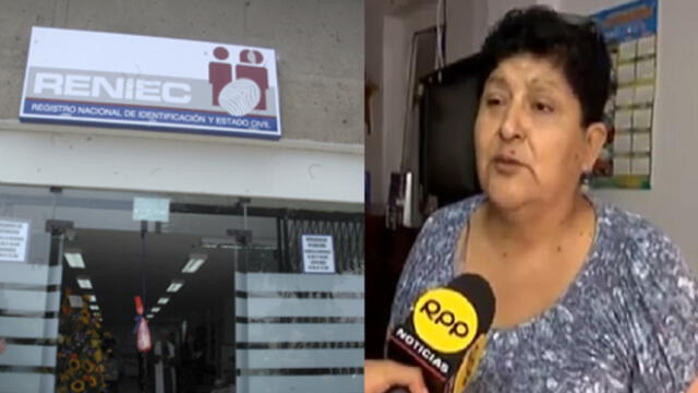 Reniec: mujer que denunció su registro falso de defunción podrá renovar su DNI en tres días