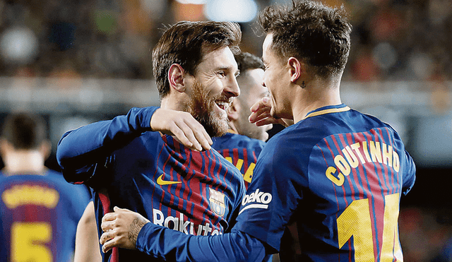 En FC Barcelona  no quieren parar de sonreír